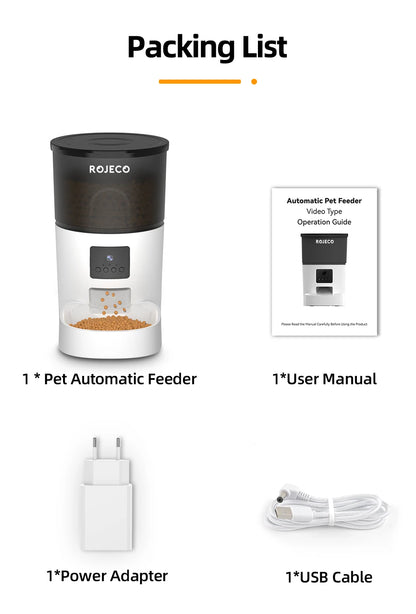 Automatischer Katzen & Hunden Futterspender mit Kamera